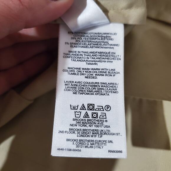 Brooks Brothers Tan Short Sleeve Mini Dress - Picture 10 of 12